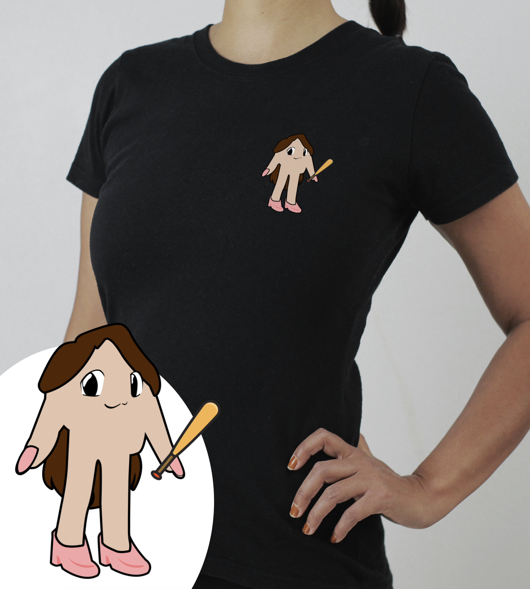 Playera Manita, diferentes diseños.